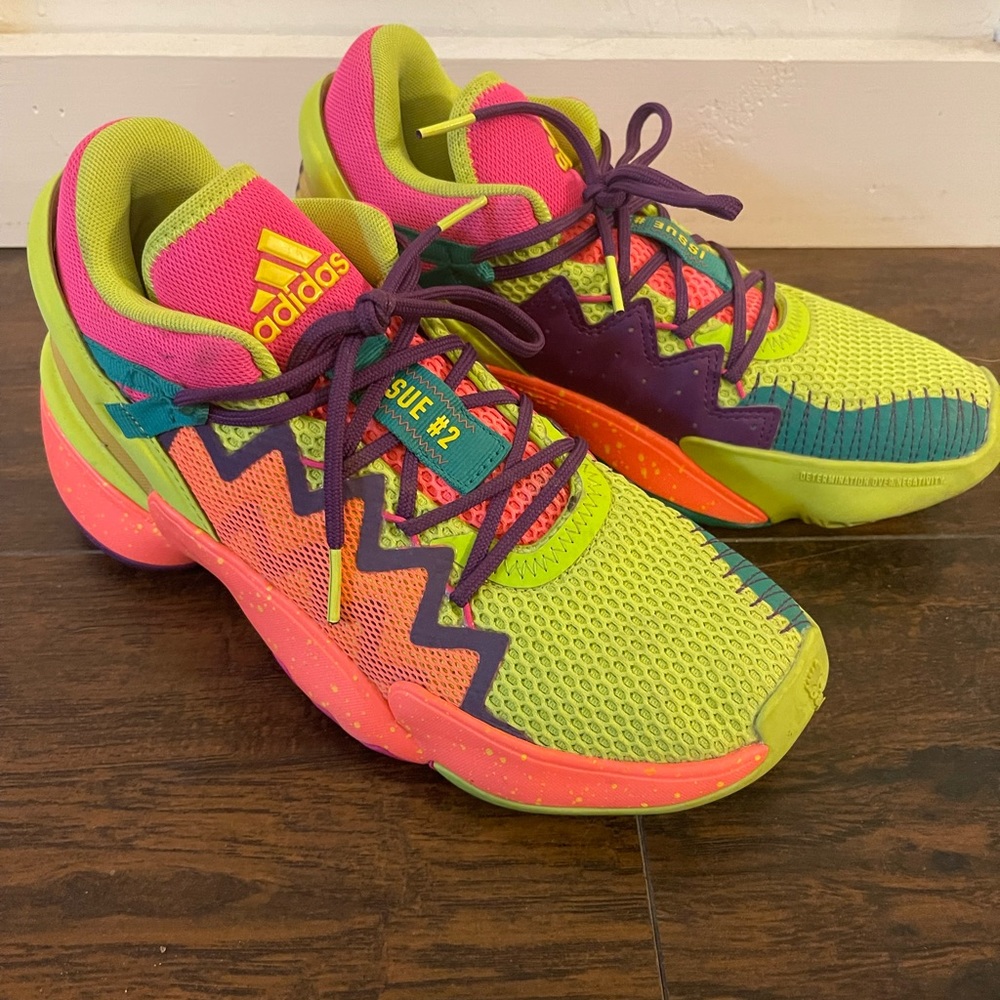 Adidas Donovan Mitchell Boys Shoes Size 5